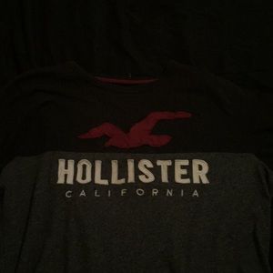 Hollister logo long sleeve